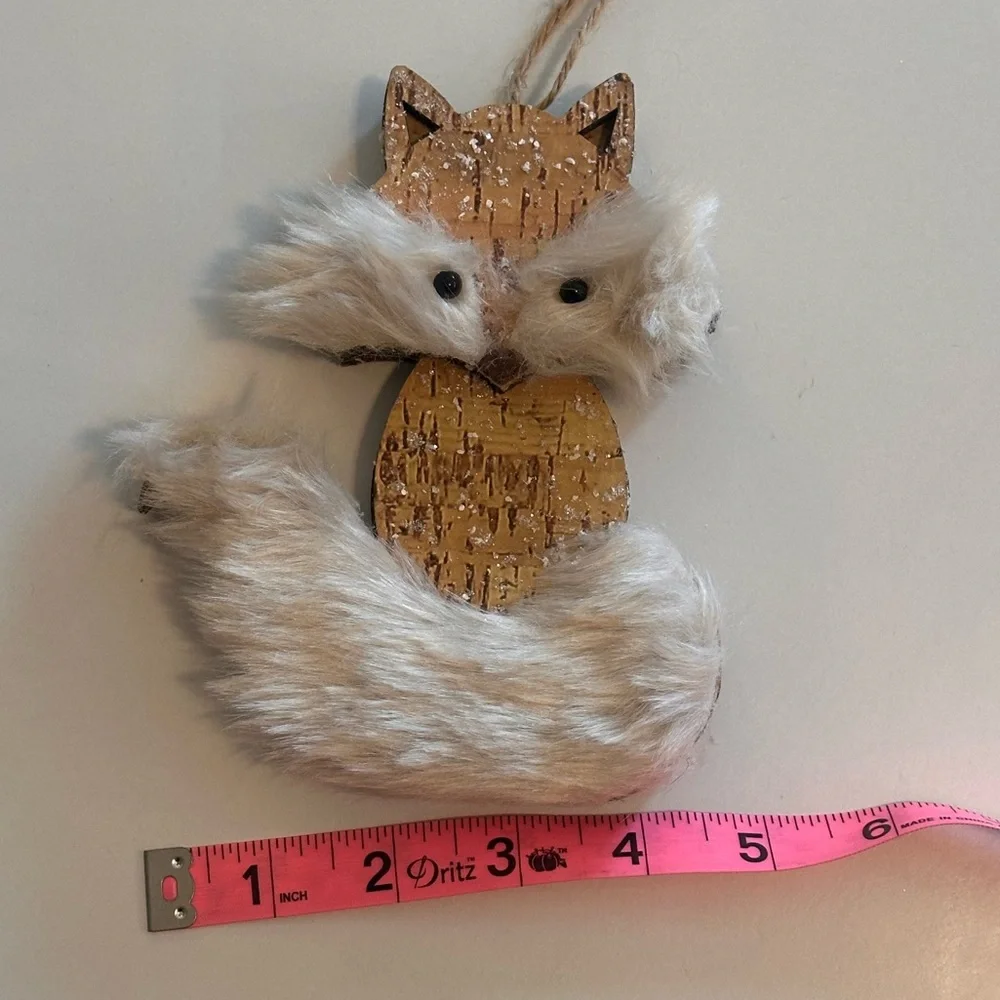 Set of 8 Fox Woodland Animal Ornaments